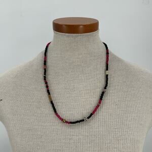 Patch nyc beaded charm necklace